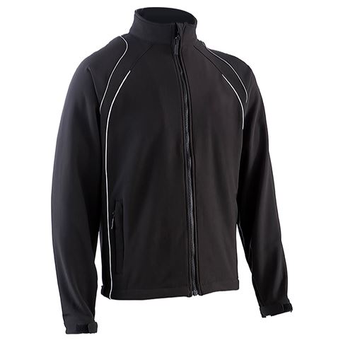 Unbranded Teamwear Softshell Team Jacket Black Kids - Front Unbranded Teamwear Softshell Team Jacket Black Kids - Front