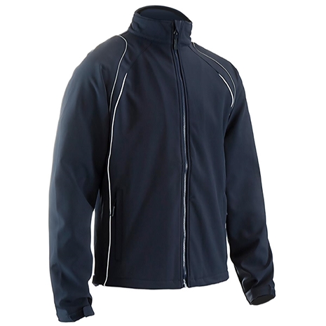 Unbranded Teamwear Softshell Team Jacket Navy Kids - Front