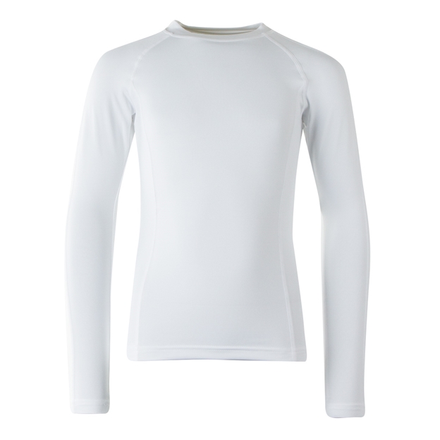 Unbranded Teamwear Baselayer Top White Kids - Front