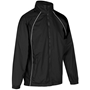 Unbranded Teamwear Elite Showerproof Jacket Black Kids - Front 