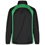 Unbranded Teamwear Elite Showerproof Jacket Black/Emerald Kids - 