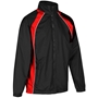 Unbranded Teamwear Elite Showerproof Jacket Black/Red Kids - Fro 