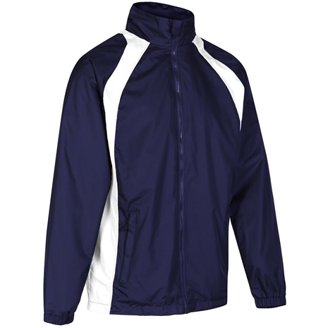 Unbranded Teamwear Elite Showerproof Jacket Navy/White Kids - Fr