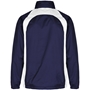 Unbranded Teamwear Elite Showerproof Jacket Navy/White - Back 