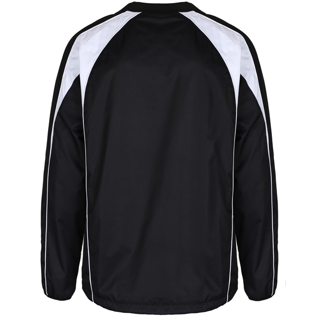 Unbranded Teamwear Pro Training Top Black/White - Back