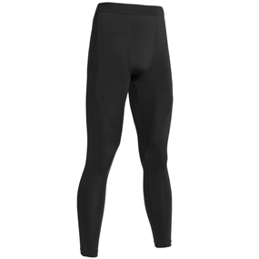Unbranded Teamwear Baselayer Leggings Black Kids - Front