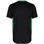 Unbranded Teamwear Pro Training Tee Black/Emerald Kids - Back 