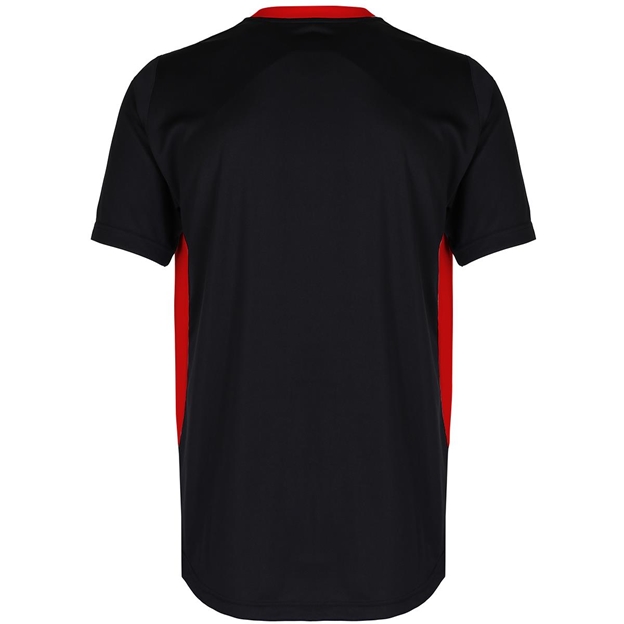 Unbranded Teamwear Pro Training Tee Black/Red Kids - Back