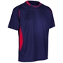 Unbranded Teamwear Pro Training Tee Navy/Red Kids - Front 