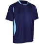 Unbranded Teamwear Pro Training Tee Navy/Sky Kids - Front 