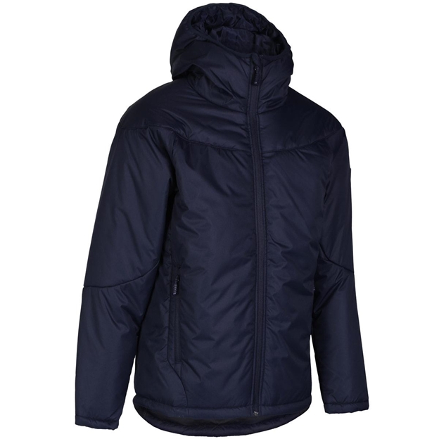 Unbranded Teamwear Contoured Thermal Jacket Navy Kids front 