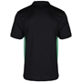 Unbranded Teamwear Premium Polo Black/Emerald Kids back 