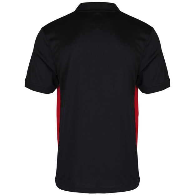 Unbranded Teamwear Premium Polo Black/Red - Back
