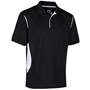 Unbranded Teamwear Premium Polo Black/White Kids front 