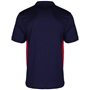 Unbranded Teamwear Premium Polo Navy/Red Kids back 