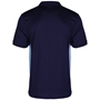 Unbranded Teamwear Premium Polo Navy/Sky - Back 