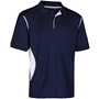 Unbranded Teamwear Premium Polo Navy/White Kids front 