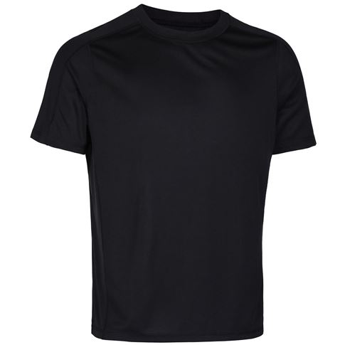 Unbranded Teamwear Technical Tee Black - Front Unbranded Teamwear Technical Tee Black - Front