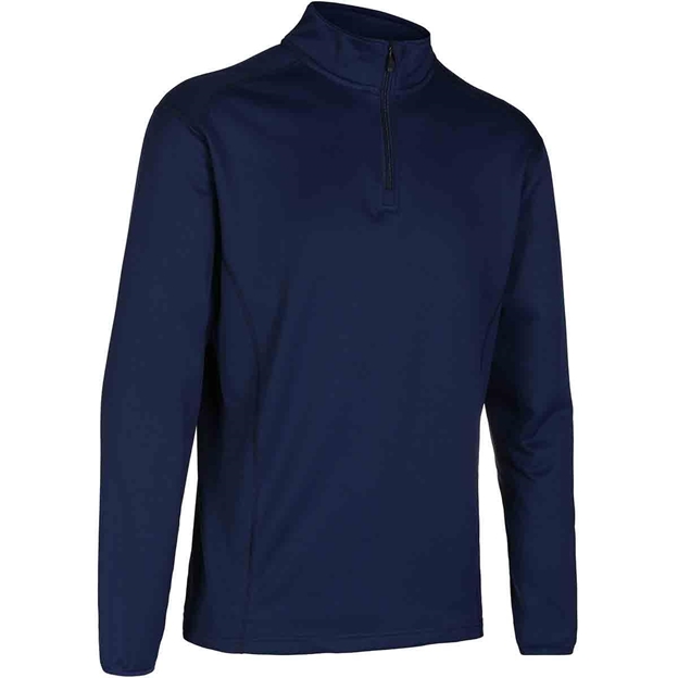 Unbranded Teamwear Functional Midlayer Navy Kids front