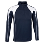 Unbranded Teamwear Pro Midlayer Navy/White - Front 