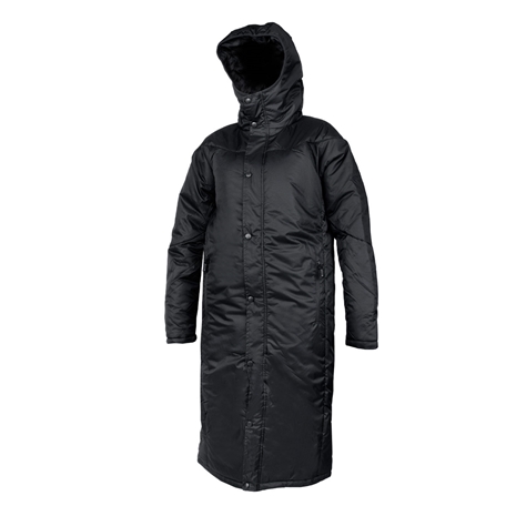 Unbranded Teamwear Contoured Thermal Touchline Coat Black Kids -