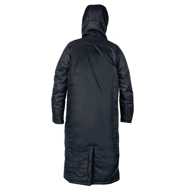 Unbranded Teamwear Contoured Thermal Touchline Coat Black - Back