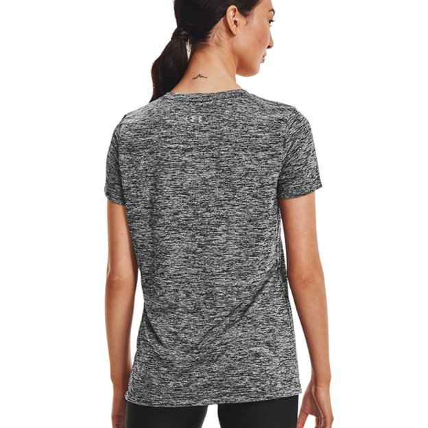 Under Armour Womens Tech Twist Tee - Grey - Back