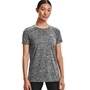 Under Armour Womens Tech Twist Tee - Grey - Front 