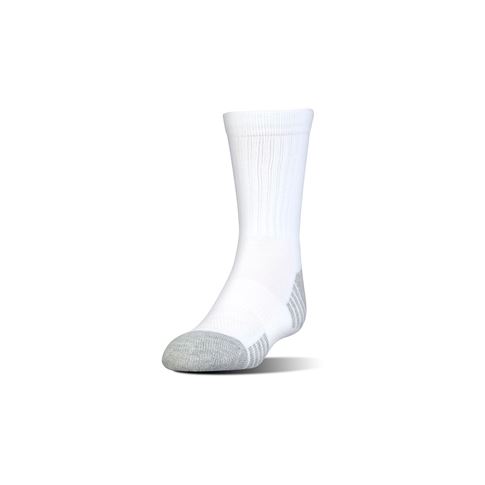 Under Armour Crew Socks White Kids - Front Under Armour Crew Socks White Kids - Front