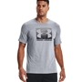 Under Armour Mens Boxed Sportstyle Logo Tee - Steel - Front 