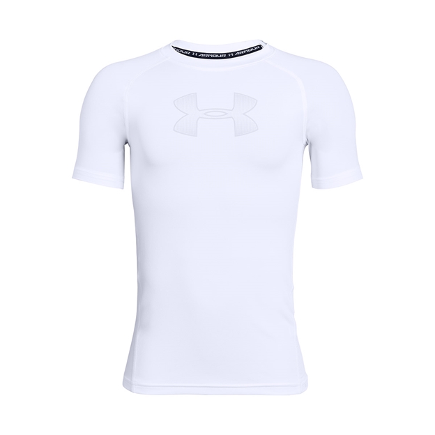 Under Armour Heatgear Top White Kids - Front