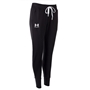 Under Armour Womens Rival Fleece Joggers Black - Front 1 