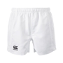 Canterbury Mens Advantage Rugby Match Shorts - White - Front 