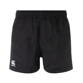 Canterbury Mens Cotton Professional Rugby Match Shorts - Black -