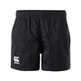 Canterbury Kids Cotton Professional Rugby Match Shorts - Black - 