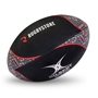 Gilbert Rugbystore Supporters Rugby Ball - Black - New Front Ima 