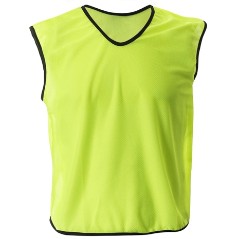 Mesh Training Bib Yellow - Front