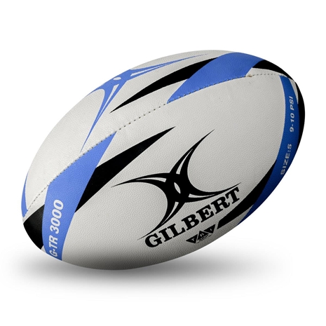 Gilbert G-TR 3000 Size 5 Training Ball Blue - Front