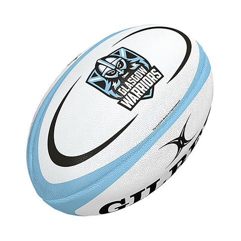 Gilbert Glasgow Warriors Mini Rugby Ball - Front Gilbert Glasgow Warriors Mini Rugby Ball - Front