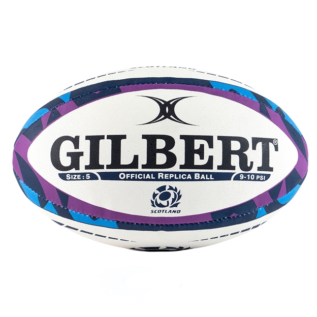 Gilbert Scotland Replica Rugby Ball - Front