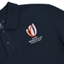 Rugby World Cup 2023 Macron Mens Polo Shirt - Navy - Logo 