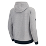 Rugby World Cup 2023 Macron Mens Pullover Hoodie - Grey - Back 