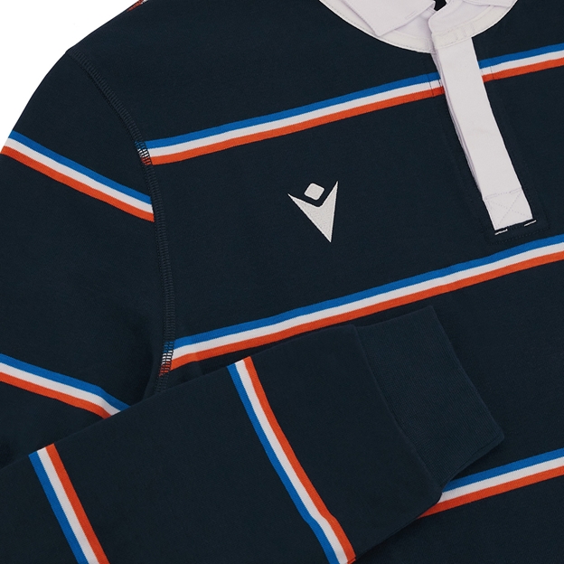 Rugby World Cup 2023 Macron Mens Rugby Shirt - Navy and Red - Ma