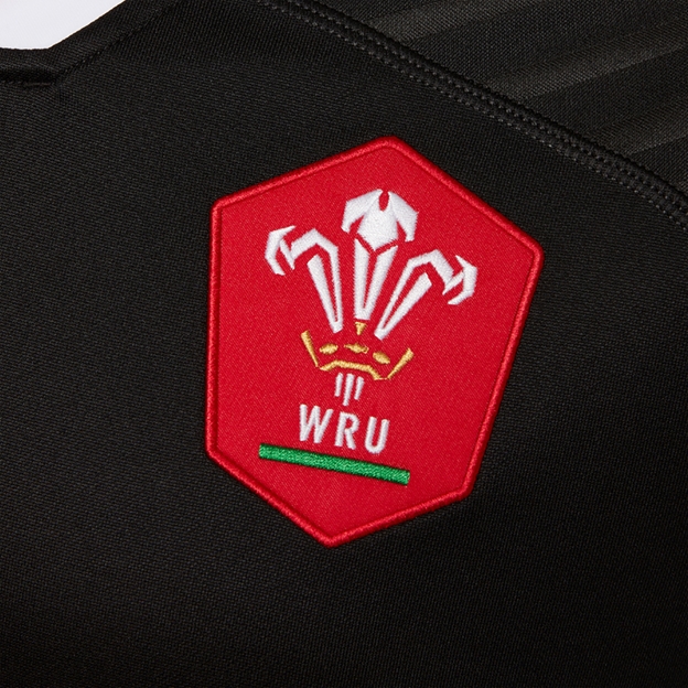 Wales Regular Fit Alternate Rugby Shirt Kids 2021, Short Sleeved
