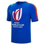 Rugby World Cup 2023 Macron Mens Cotton T-Shirt - Royal Blue - F 