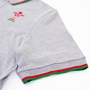 Macron Wales Mens Polycotton Polo - Grey - Sleeve 