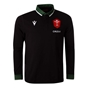 Macron Wales Mens Classic Alternate Rugby Shirt - Long Sleeve -  