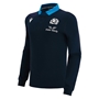 Scotland Mens Classic Home Rugby Shirt - Long Sleeve Navy 2023 - 