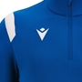 Italy Mens Training 1/4 Zip Top - Azzurri 2023 - Macron Logo 