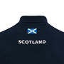 Scotland Mens Travel Polycotton Polo - Navy 2023 - Top of Back 